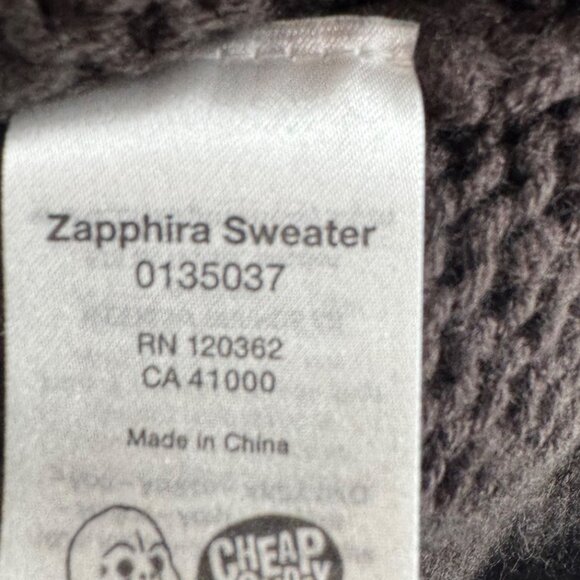 Cheap Monday Zapphira Sweater Dress Cowl Neck Size Small Black - Picture 7 of 8